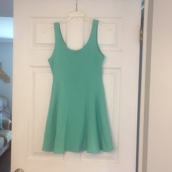 Express fit and flare skater minidress mint size M - Picture 1 of 6